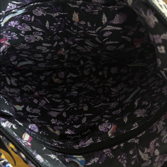 Vera Bradley Triple Zip Hipster Moonless Night Crossbody Purse Bag 11x11 - Picture 7 of 7